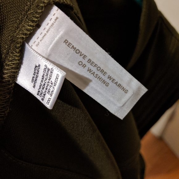 Green LOFT Dress with Pockets - Picture 4 of 4